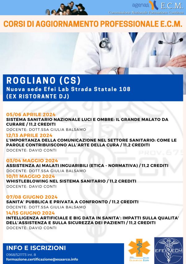 corsi rogliano manifesto